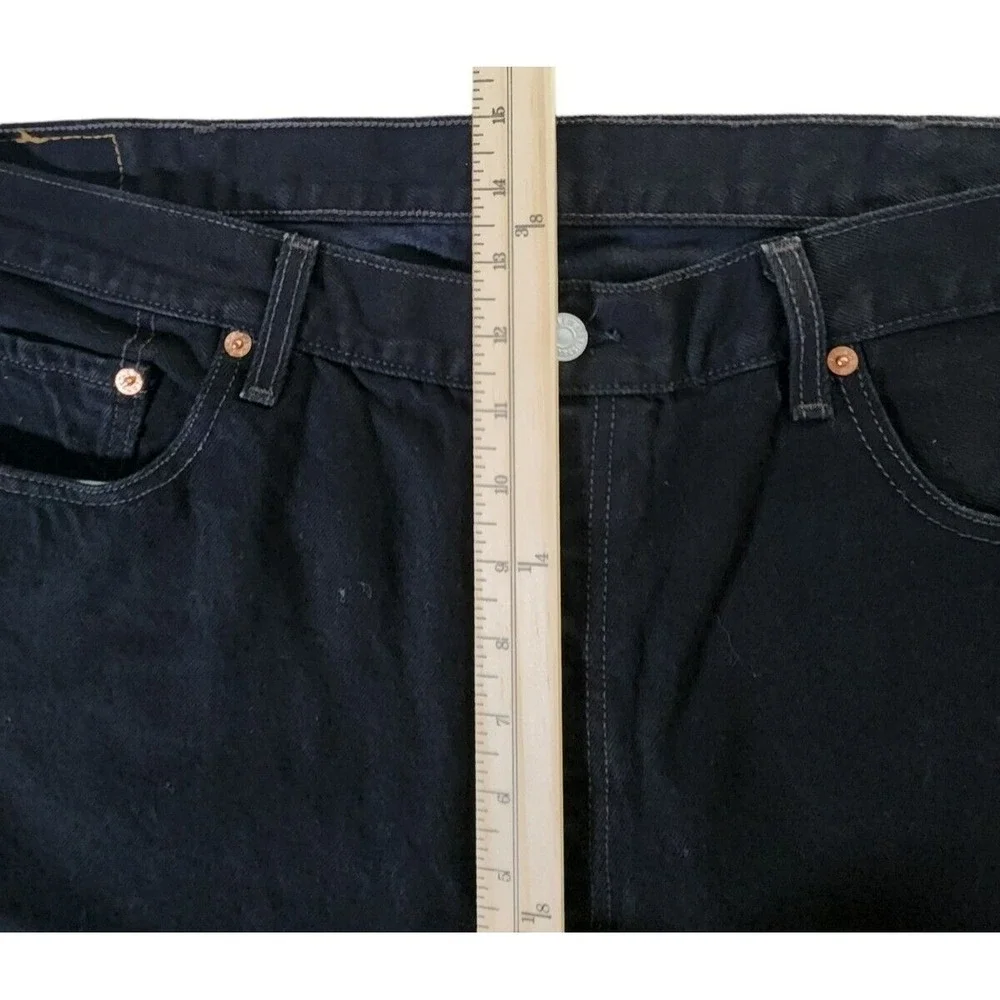 Vintage Levi's 501 Jeans Men's 40x30 (38x29) Black Denim Button Fly Y2K